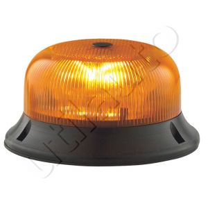 Gyrophare rotatif CRYSTAL orange à Leds à poser - 12/24 Volts - IP66 - Gamme SIRENA
