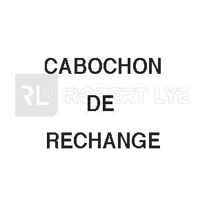 Cabochon de rechange orange pour gyrophares réfs. 403108 - 403110 - 403116