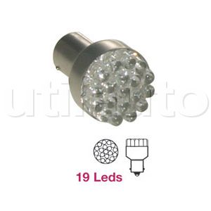 Lampes 19 leds type clignotant culot métal - BA15S