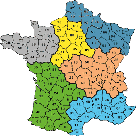 Carte de France