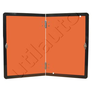 Rectangle d'identification orange réfléchissant 400 x 300 repliable - ADR