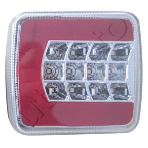 Feu arrière compact à Leds - 12/24 Volts - 103 x 90 x 35 mm 