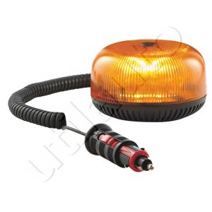 Gyrophare rotatif CRYSTAL orange à Leds magnétique - 12/24 Volts - IP66 - Gamme SIRENA