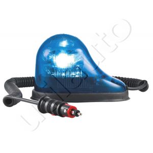 Gyrophare rotatif GDO goutte d'eau 8 Leds magnétique - 12/24 Volts - IP55 - Gamme SIRENA