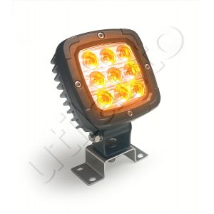 Phare de travail carré 9 leds type CREE - 10/30 Volts - L 99 x H 128 x Ep 64 mm - IP68