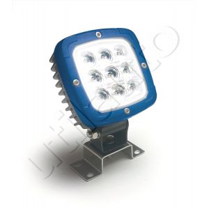 Phare de travail carré 9 Leds type CREE - 10/30 volts - L 99 x H 128 x Ep 64 mm - IP68