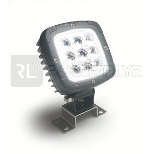 Phare de travail carré 9 leds type CREE - 10/30 Volts - L 99 x H 128 x Ep 64 mm - IP68