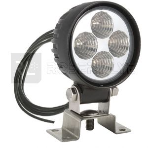 Phare de travail rond 4 Leds - 10/30 Volts - ø 84 x H 111 x EP 65 mm - IP68