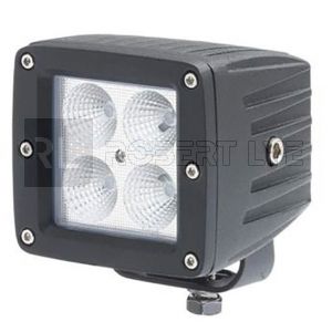 Phare de travail carré 4 Leds - 10/30 volts - L 82 x H 93 x Ep 80 mm - IP67