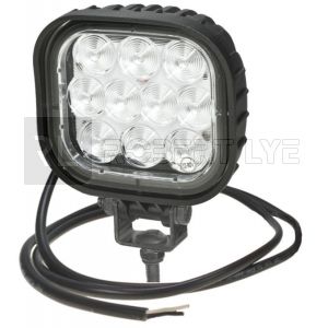 Phare de travail carré 10 Leds ADR - 12/80 volts - L 125 x H 146 x Ep 85 mm - IP69K