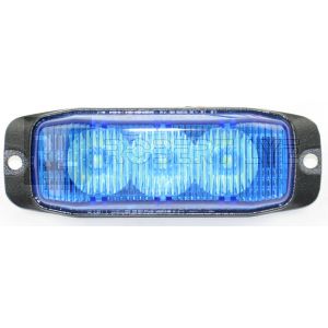 Feu de pénétration bleu 3 Leds - 12/24 Volts - IP67