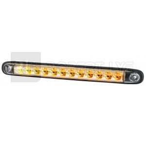 Feu clignotant défilant (séquentiel) à Leds 12/24 Volts- 257 x 27 x 20 mm - IP68