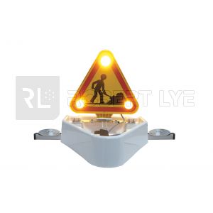 Combiné triangle triflash à Leds relevage électrique sans gyrophares - 12/24 Volts