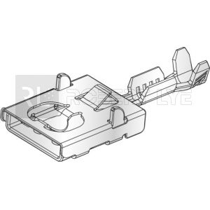 Clip femelle pour raccordement porte-fusibles et boîte modulaire