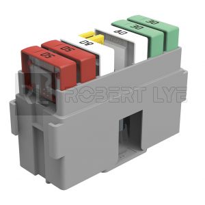 Boîte modulaire pour 6 fusibles MAXI