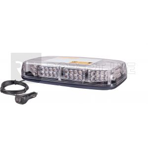 Rampe lumineuse Orange effet flash magnétique 80 Leds - L 275 x l 160 x H 50 mm - IP56