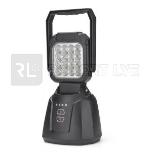 Phare de travail carré 16 Leds - Magnétique - RECHARGEABLE - L 110 x H 230 x Ep 95 mm - IP65