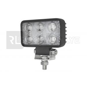 Phare de travail 6 Leds OSRAM - 10/30 volts - L 112 x H 92 x Ep 38 mm - IP67/IP69K