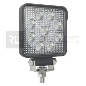 Phare de travail + Feu de recul 9 Leds OSRAM - 10/30 volts - L 100 x H 129 x Ep 40 mm - IP67/IP69K