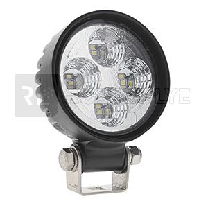 Phare de recul + travail 4 Leds - 10/30 Volts - ø 84 x H 111 x Ep 65 mm - IP67