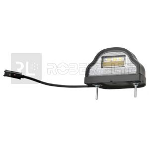 Eclaireur de plaque 3 Leds à fixer - 101x 60 x 59 mm - 12/24 Volts - IP 68