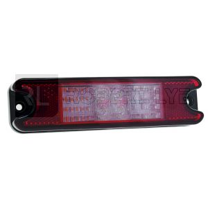 Feu arrière compact à Leds - 9/33 Volts - 191 x 50 x 23 mm