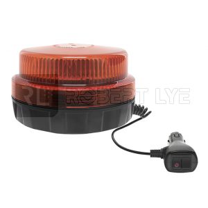 Gyrophare orange effet rotatif à Leds magnétique - 12/24 Volts - IP67