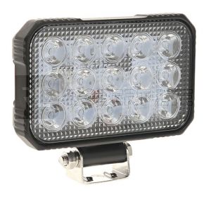 Phare de travail rectangle 15 Leds OSRAM - 10/30 volts - L 150 x H 122 x Ep 37 mm - IP67 / IP69K