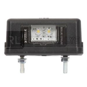 Eclaireur de plaque 2 Leds à fixer - 83 x 39 x 31 mm - 10/30 Volts