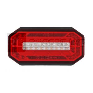 Feu arrière compact à Leds - 12/24 Volts - 223 x 113 x 42 mm - IP67