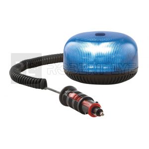 Gyrophare effet flash CRYSTAL 2.0 bleu à Leds - Magnétique - 12/24 Volts - IP66/IP69K - CLASSE 2 - Gamme SIRENA