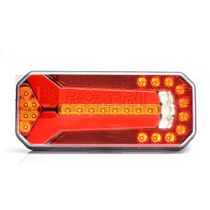 Feu arrière compact à Leds - 12/24 Volts - L 236 x l 104 x Ep 49 mm - IP68