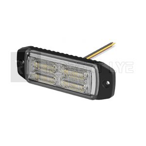 Feu de pénétration 12 Leds oranges haute intensité extra fin - CLASSE 2 - 9/36 Volts - IP69K