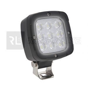 Phare de travail 9 Leds ADR avec connecteur Deutsch - 10/55 Volts - IP68