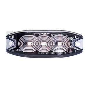 Feu de pénétration 3 Leds blanches extra fin - 10/30 Volts - IP67