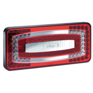 Feu arrière compact à Leds - 24 Volts - 225 x 105 x 24 mm - IP68