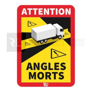 Signalisation angles morts pour Poids Lourds