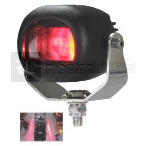 Phare de sécurité ligne éclairage rouge à Leds - 10/80 volts - IP67/IP69K