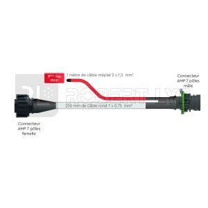 Faisceau alimentation pour feu stop additionnel