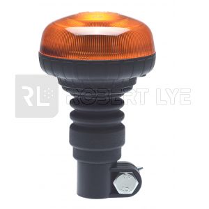 Mini gyrophare sur tige flexible orange effet flash - 10/32 Volts - IP66
