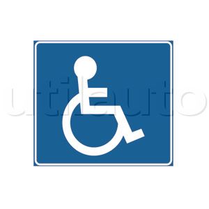 Plaques transport d'handicapés