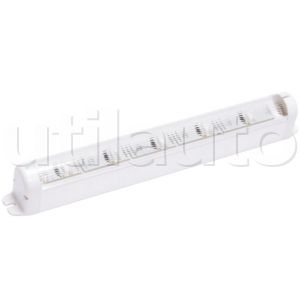 Plafonnier long - 10/32 Volts - 5 LEDS - L 343 x l 35 x Ep 70 mm.