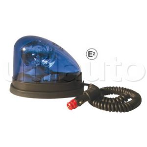 Gyrophare rotatif goutte d'eau bleu homologué E2 A1B1001013 - 12 Volts 55 watts