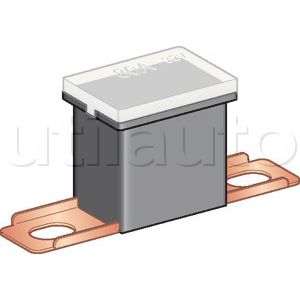 Fusibles pour véhicules/moteur étrangers - Connexions mâles latérales - Longueur totale du fusible : 48 mm