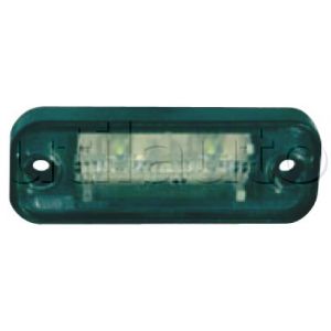 Eclaireur de plaque à Leds à insérer - 82 x 32 x 24 mm - 9/32 Volts - IP54