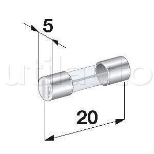 Fusibles Verre - Diamètre 5 x Longueur 20 mm