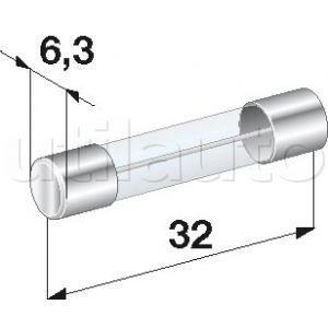 Fusibles Verre - Diamètre 6,3 x Longueur 32 mm