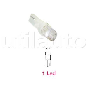 Lampes 1 led type témoin wedge base - W2,1x4,6D - 1 Watt