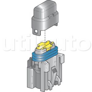 Porte-fusibles pour fusible à fiches UNIVERSELS - Etanche - Clipsable