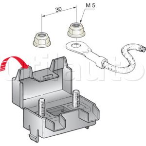 Porte-fusibles pour fusible à RUBAN et fusible MIDI